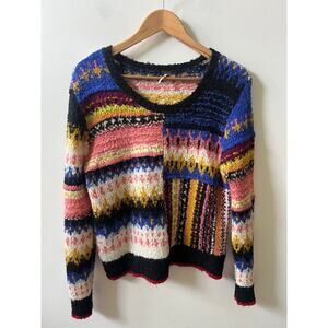 Free People best day ever alpaca sweater women's size medium